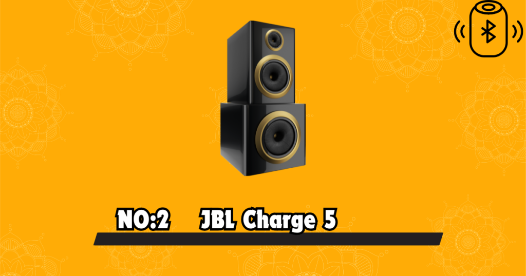 JBL charge 5 in the list of Best Wireless Bluetooth Speakers for TV.