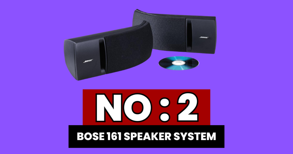 Bose 161 in the list of best corner-mounted speaker